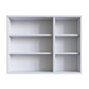 Ver imagem 2 de Armário Espelheira para Banheiro 60cm com Porta Branco Lva06