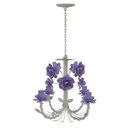Ver imagem 4 de Lustre para Decoração de Quarto De Bebe Provençal Moderno Em Ferro - Lilás