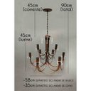 Ver imagem 2 de Lustre Dois Andares Decorativo para Iluminação de Sala Grande Moderna