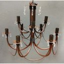 Ver imagem 1 de Lustre Dois Andares Decorativo para Iluminação de Sala Grande Moderna