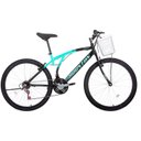 Ver imagem 1 de Bicicleta Houston Bristol Lance Aro 26 21V Preta/Verde Água