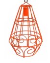 Ver imagem 3 de Luminária Aramado de Ferro para Sala de Jantar Moderna Simples - Laranja