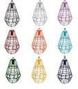 Ver imagem 5 de Luminária Aramado de Ferro para Sala de Jantar Moderna Simples - Azul Turquesa