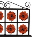 Ver imagem 4 de Porta Copos E Escorredor De Pratos E Talheres Decorativo em Ferro - Laranja