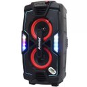 Ver imagem 3 de Caixa Som Amplificada Portátil Bluetooth 200W Rms Mp3 Fm USB SD Aux LED Bateria Amvox Aca 200