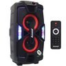 Caixa Som Amplificada Portátil Bluetooth 200W Rms Mp3 Fm USB SD Aux LED Bateria Amvox Aca 200 - 2
