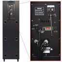Ver imagem 4 de Caixa Som Amplificada Bluetooth 1500W Rms 3 Sub Mp3 Fm USB SD Aux LED Bivolt Amvox Aca 1515 Preta