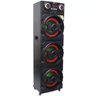 Caixa Som Amplificada Bluetooth 1500W Rms 3 Sub Mp3 Fm USB SD Aux LED Bivolt Amvox Aca 1515 Preta - 2