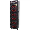 Caixa Som Amplificada Bluetooth 1500W Rms 3 Sub Mp3 Fm USB SD Aux LED Bivolt Amvox Aca 1515 Preta - 3