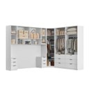 Ver imagem 7 de Quarto Modulado Queen 6 Peças Altezza Clean Belmax:Branco