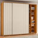 Ver mais imagens de Guarda Roupa Casal 278cm com 2 Portas Mya Off/cinamomo Z10 - Mpozenato