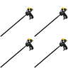 Kit 4 Grampos Tipo Sargento de Aperto Rápido 18 Pol 450mm para Marcenaria Fertak - 1