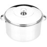 Panela Caçarola em Aço Inox 10L - Zanella - 1