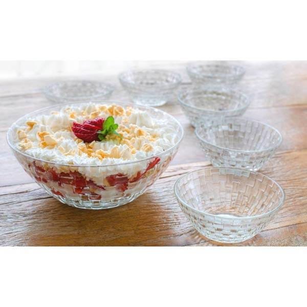 Conjunto de Tigelas de Vidro Rattan 7 Peças Euro - 3
