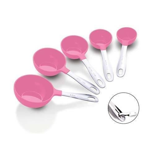 Jogo de Medidores de Xicara 5 Pçs La Pasticceria - 29899-031 - Tramontina - Rosa - 1