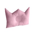 Ver imagem 1 de Travesseiro RN Bebê Anti Cabeça Chata Formato Coroa Plagiocefalia Happy Line - Rosa