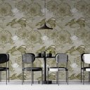 Ver imagem 1 de Papel de Parede Casual Flores Aves no Rio Gh Papel de Parede 2,2m