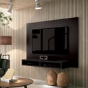 Ver imagem 1 de Painel para Tv Preto - Fox Edn Móveis