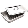Assadeira Com Grelha Tramontina Service 61419340 Inox Com Tampa - 34 Cm - 1