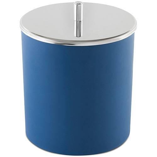Lixeira Ps Azul Tampa Inox 18,5 X 23cm Brinox - 1