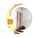 Ver imagem 1 de Espelho decorativo de parede redondo com moldura Premium Kastoria Dourado
