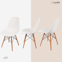 Ver imagem 4 de Kit 5 Cadeiras para Cozinha Sala de Jantar Quarto Charles Eames eiffel 130ppp Branco