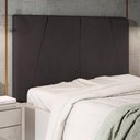 Ver imagem 4 de Cabeceira Cama Box Casal King Size Gênova 193Cm Marrom