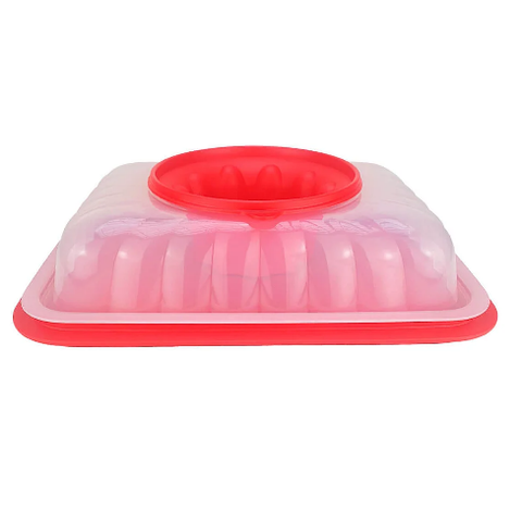 Tupperware Mágica Retangular Grande 2,5 Litros Vermelho Tupperware Mágica Retangular Grande 2,5 Litr