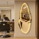 Ver imagem 1 de Espelho 180x60 E05 Polido Led Jateado 01 Amarelo Touch