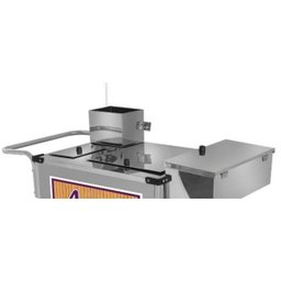 Carrinho de Açaí Inox com Toldo e Rodas Maciças Cefaz - 3