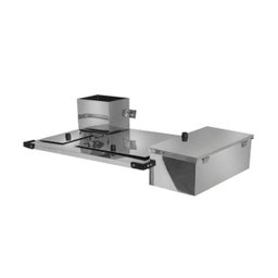 Carrinho de Açaí Inox com Toldo e Rodas Maciças Cefaz - 4