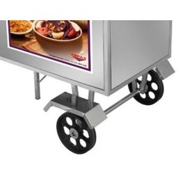 Carrinho de Açaí Inox com Toldo e Rodas Maciças Cefaz - 2
