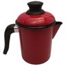 Leiteira 10cm Vermelho Esmaltada Ewel - 1