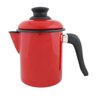 Leiteira 10cm Vermelho Esmaltada Ewel - 2