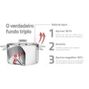 Ver imagem 2 de Conjunto de Panelas 3 Peças Brava Tramontina