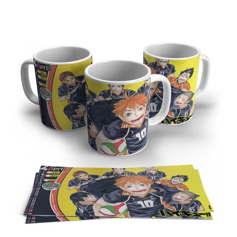 Caneca de Porcelana Haikyuu Anime Mangá 24