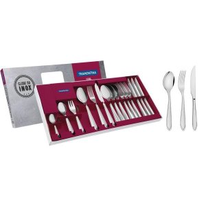 Faqueiro Aço Inox 24 Peças Laguna Tramontina