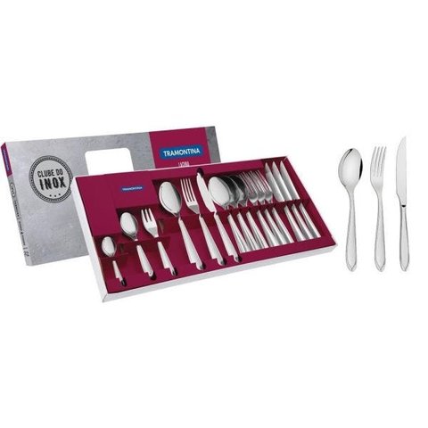 Faqueiro Aço Inox 24 Peças Laguna Tramontina