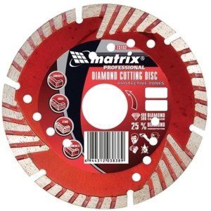 Disco de Corte Diamantado Segmentado 180 X 25,4mm MTX
