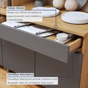Ver mais imagens de Cozinha Completa Modulada 2 Peças 4 Portas 1 Gaveta 100% MDF Realeza Premium Cinza/Carvalho/Titânio