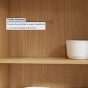 Ver imagem 7 de Cozinha Completa Modulada 2 Peças 4 Portas 1 Gaveta 100% MDF Realeza Premium Cinza/Carvalho/Titânio