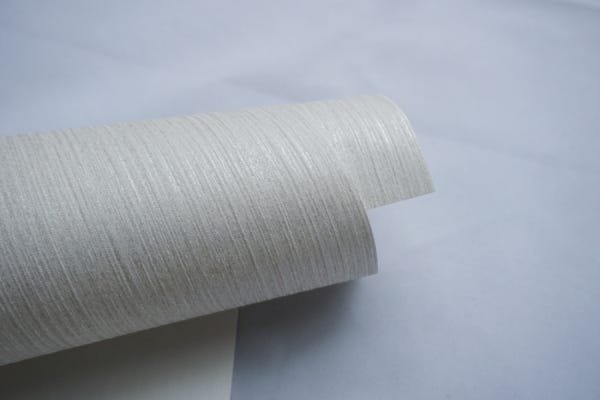 Papel de Parede Importado Texturizado Risca Cinza Alto Luxo - 3