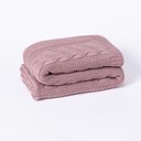 Ver imagem 2 de Manta Sofa Sala Cama Casal Tricot Viena Rose