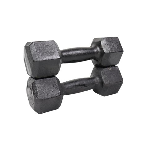 Halter Dumbell Sextavado Pintado 2kg Treino e Musculação