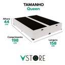 Ver imagem 3 de Cama Box Baú Queen Bravus 158x198x44 Branco