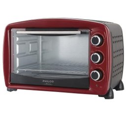 Forno Elétrico Philco PFE30V RETRO, 30L, 2 resistências, Função Dourar, Vermelho - 110V - 3 Forno Elétrico Philco PFE30V RETRO, 30L, 2 resistências, Função Dourar, Vermelho - 110V - 3