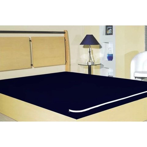 Capa Protetora para colchão em Malha Gel Casal | BelCapas - Azul Marinho