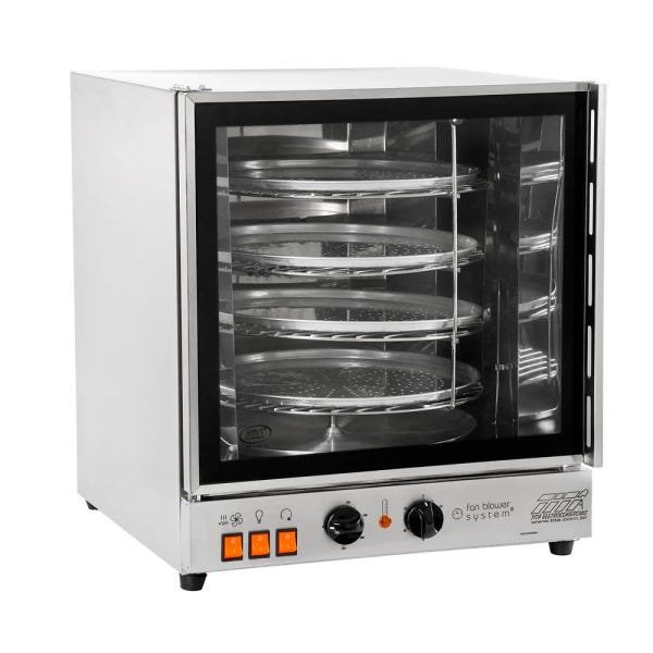 Forno Giratório Elétrico Inox 4 Assadeiras Titã 220V