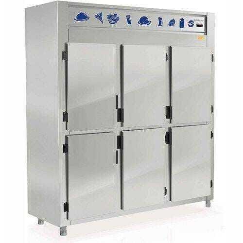 Geladeira Refrigerador Industrial Inox 6 Portas Grep 6P Gelopar 220V - 1