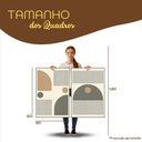 Ver imagem 6 de Quadro Decorativo Minimalista Formas Geométricas e Linhas Moldura Filete:moldura Ypê/60x90